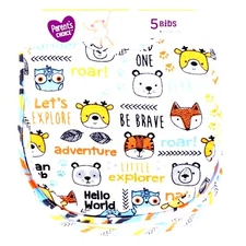 INFANT BOYS PARENT'S CHOICE FEEDER BIBS, 5 PK.