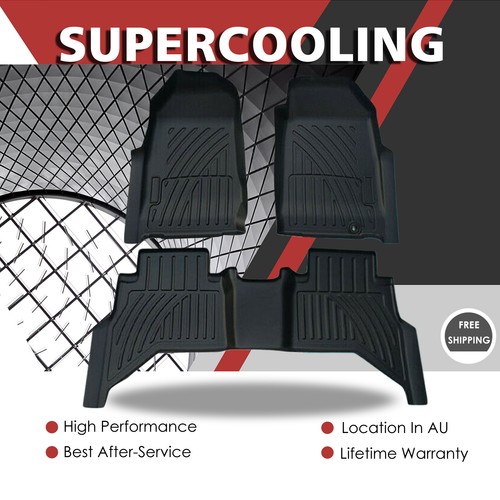 3D Rubber Floor Mats Waterproof Fit For Isuzu DMAX DMAX Dual Cab 2012