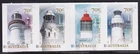 2015 Australian Decimal Stamps - Lighthouses -  MNH P&S Booklet Strip of 4