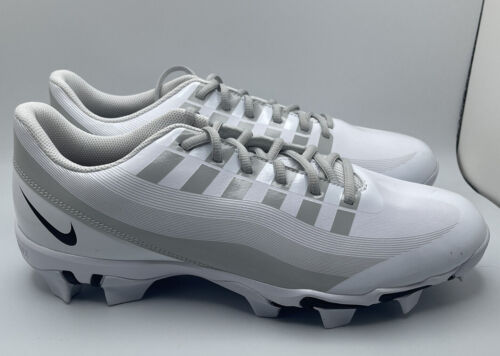 Botines de fútbol americano profesionales DQ5114-100 blancos negros para hombre talla 11 - Imagen 2 de 4