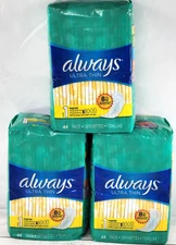 ALWAYS Ultra Thin Pads, NO WINGS Size 1 Always ULTRA THIN PAD - 132 CT