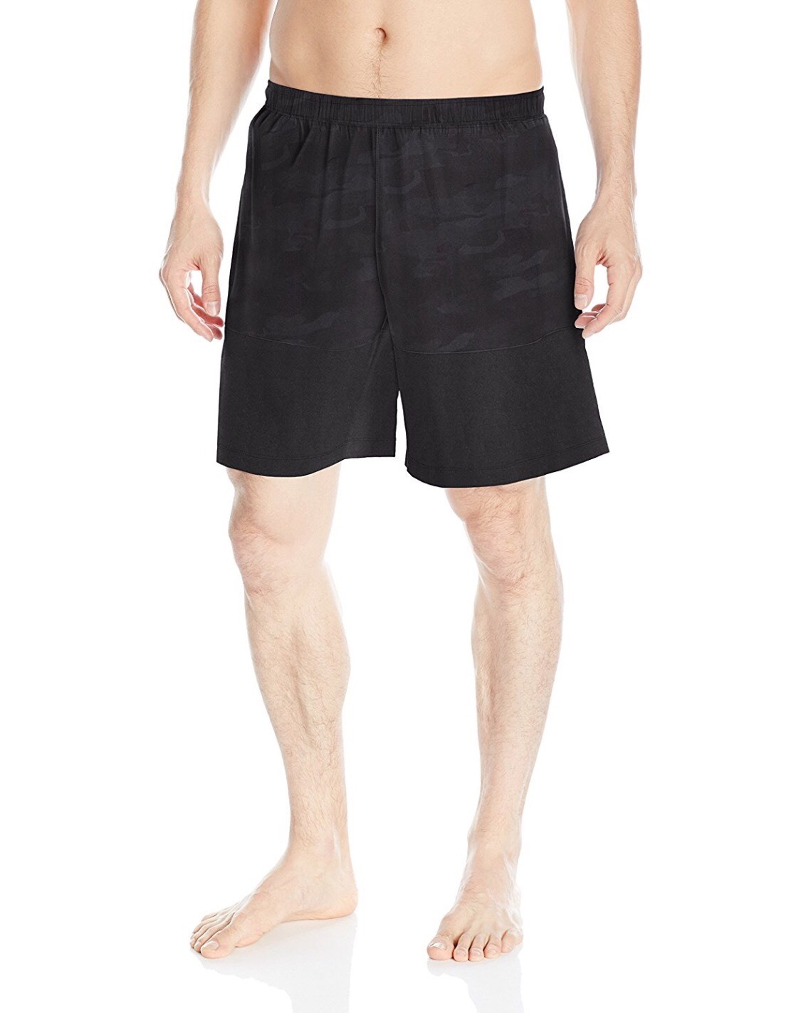 NWT Onzie Men's Board Shorts Camo Black M/L Yoga Active Swimming Shorts