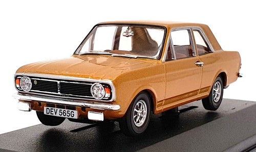Vanguards escala 1/43 VA04119 - Ford Cortina MK2 doble cámara - oro ámbar