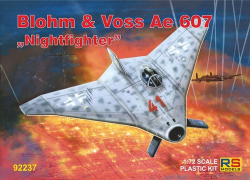 Blohm & Voss Ae 607 "Nightfighter" (1/72 model kit, RS 92237)