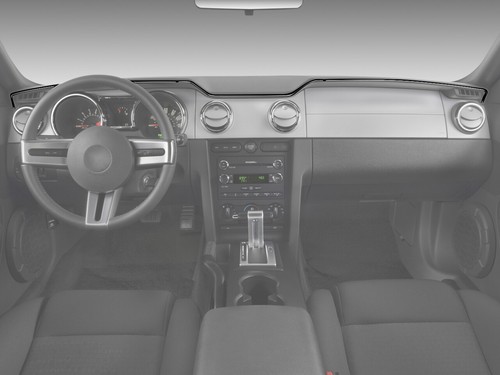 Car Console Dashboard Panel Black Interior Trim For Ford Mustang 2005-2009 8Pcs - Bild 5 von 16