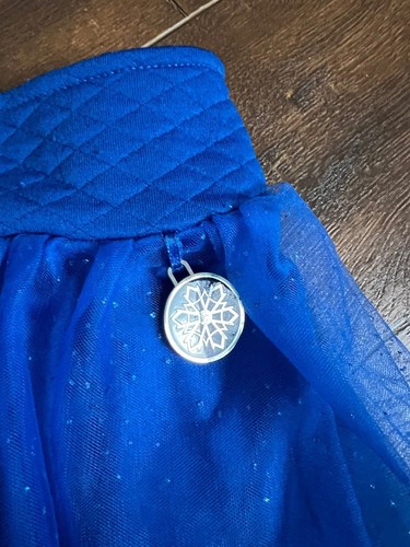 Disney Frozen Niñas Talla 18 Meses Azul Tul Brillante Falda con Copo de Nieve! - Imagen 2 de 8