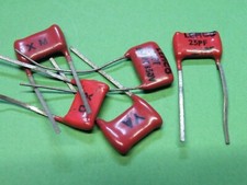 5 Pc Lemco Vintage Radio Silver Mica Capacitor 350v 25pF 5g GT31