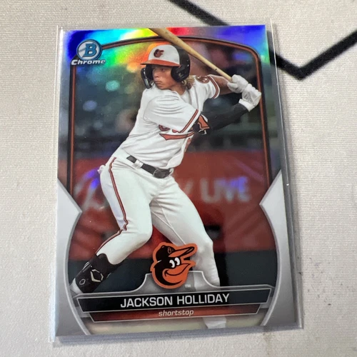 2023 Bowman Draft Jackson Holiday Chrome Prospect Refractor #BDC-118  Orioles