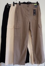 Ex M&S Cotton Rich CARGO Straight Leg _ Various