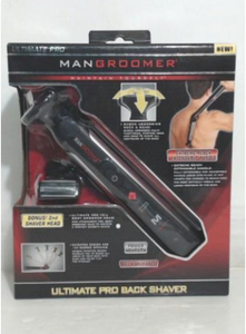 Mangroomer ultimate pro back shaver with 2 shock absorber flex heads Clearance