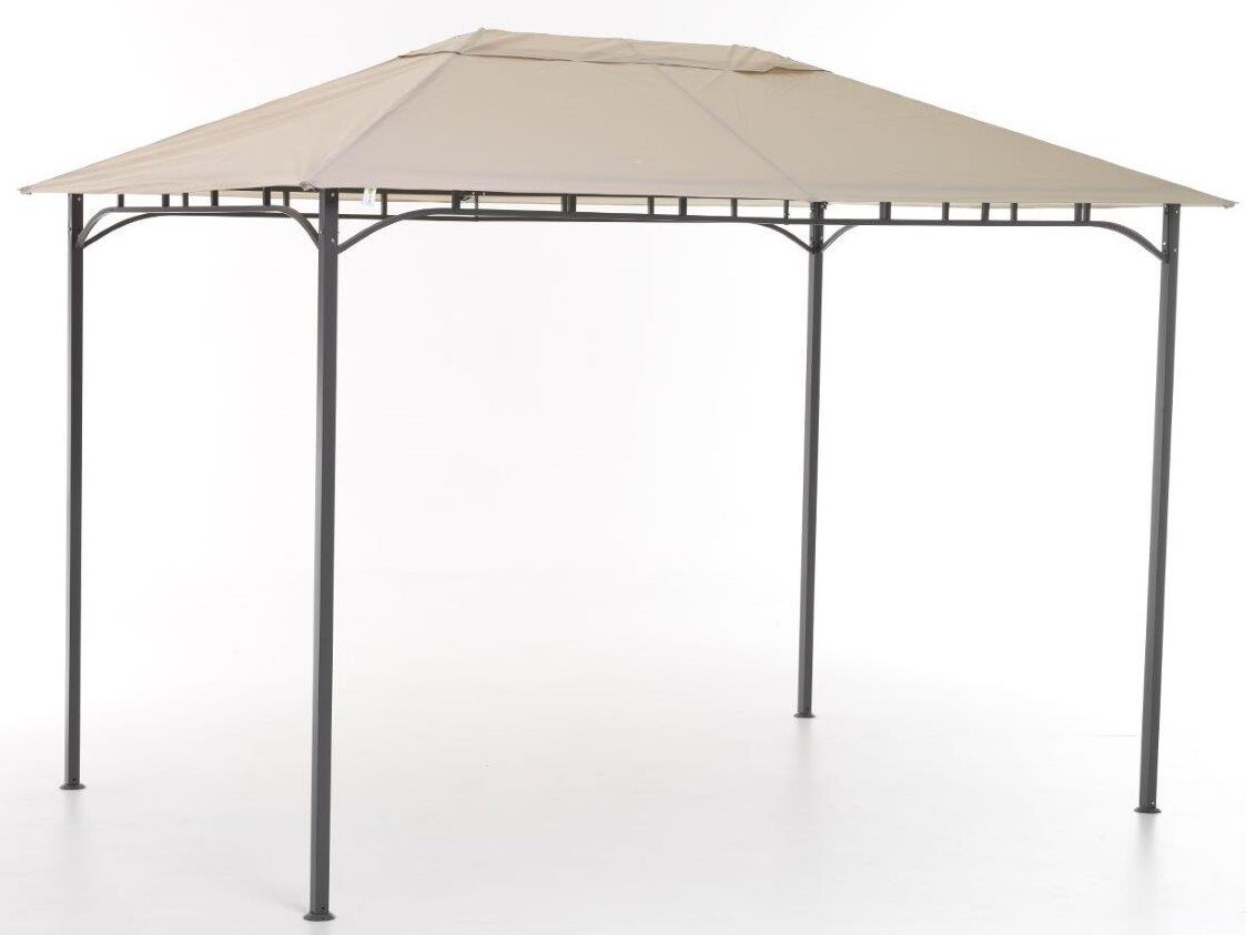 BELLISSIMO GAZEBO RODI MISURA 3X2 IN METALLO PALO 40X40 COLORE BEIGE