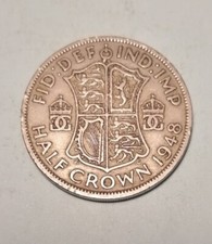 1948 Half Crown Coin King George VI Great Britain British Halfcrown