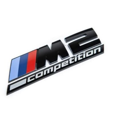 BMW Emblem M2 Competition Lettering Character Logo Tailgate