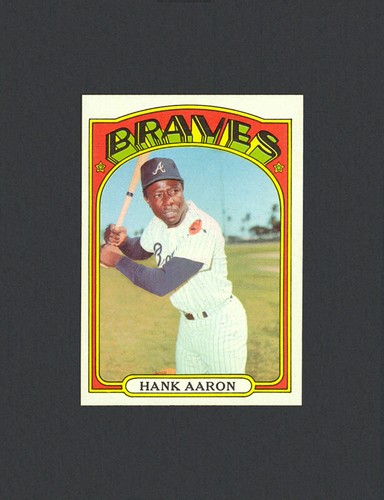 Hank Aaron 1972 Topps #299 + 6 Other HOFer Cards LOT - Atlanta Braves - NM-MT+ - Picture 1 of 2