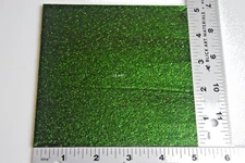 1412.30 LIGHT AVENTURINE GREEN 5" x 5" SQUARE BULLSEYE 3mm THICK GLASS 90 COE