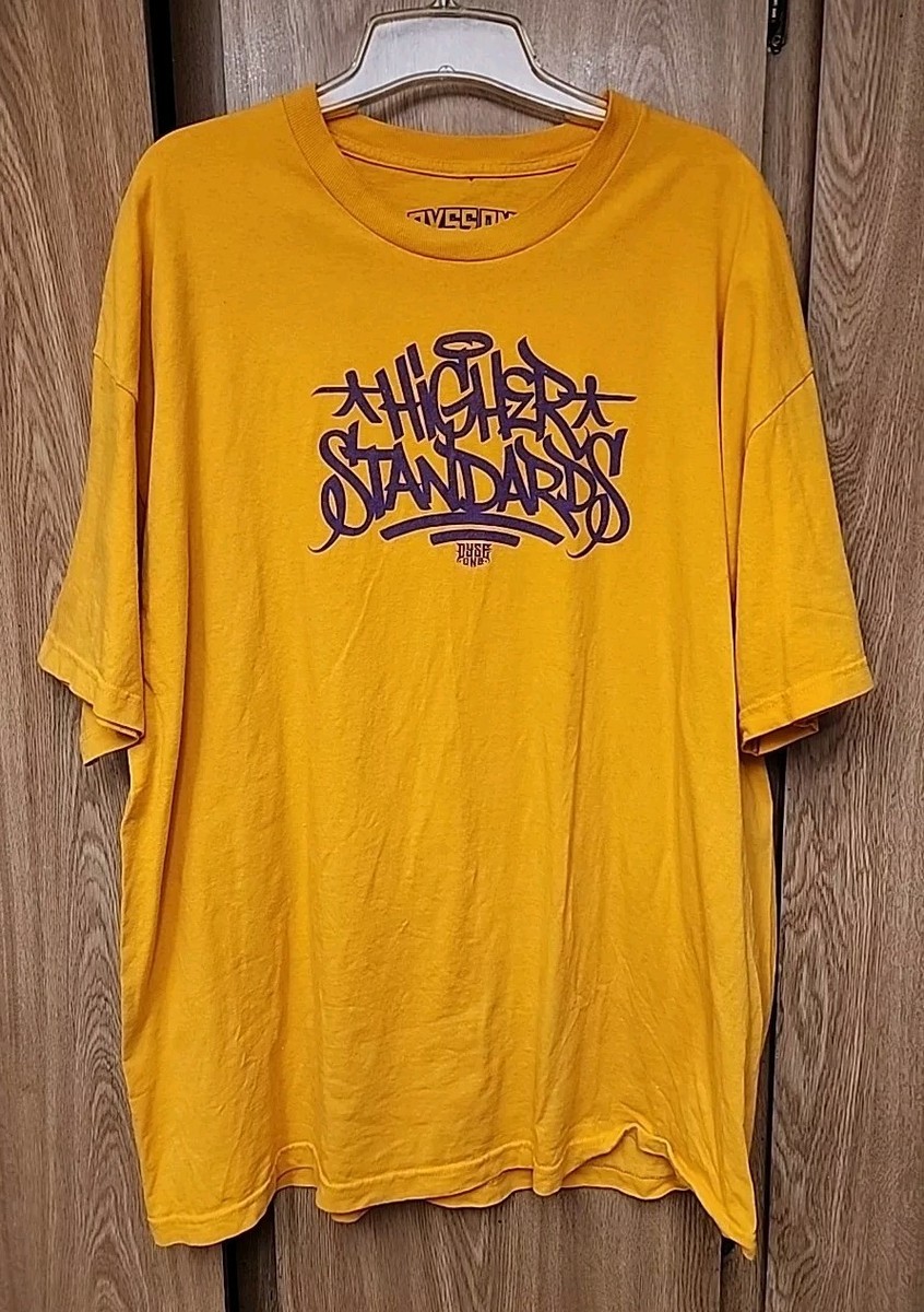 DYSE ONE *Higher Standards* TAG Streetwear Graffiti Art T SHIRT