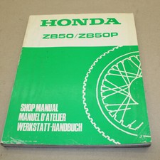 MANUEL REVUE TECHNIQUE D ATELIER HONDA ZB 50 MONKEY 1988 -    ENTRETIEN