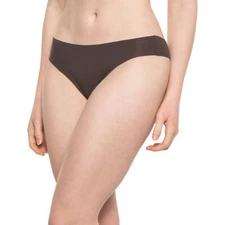 L LOT 2 PAIRS NEW NIB HANRO INVISIBLE THONG PANTIES UNDERWEAR MAHOGANY BROWN