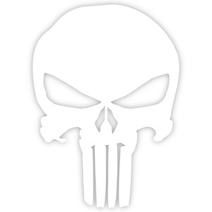 The Punisher Skull 3/" Die Cut Vinyl Decal Sticker Car Window Laptop DC Comics 2x