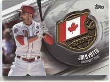 2020 Topps Series 1 JOEY VOTTO Global Game Medallion - REDS - Canada