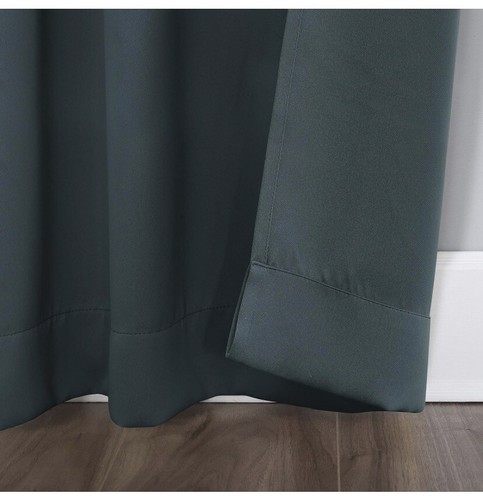 Blackout Shades Drapes Green Size 63” X 40” New - Picture 4 of 8
