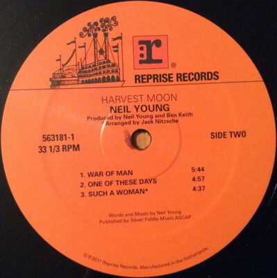 LP HARVEST MOON - YOUNG, NEIL (#093624910787) 93624910787| eBay