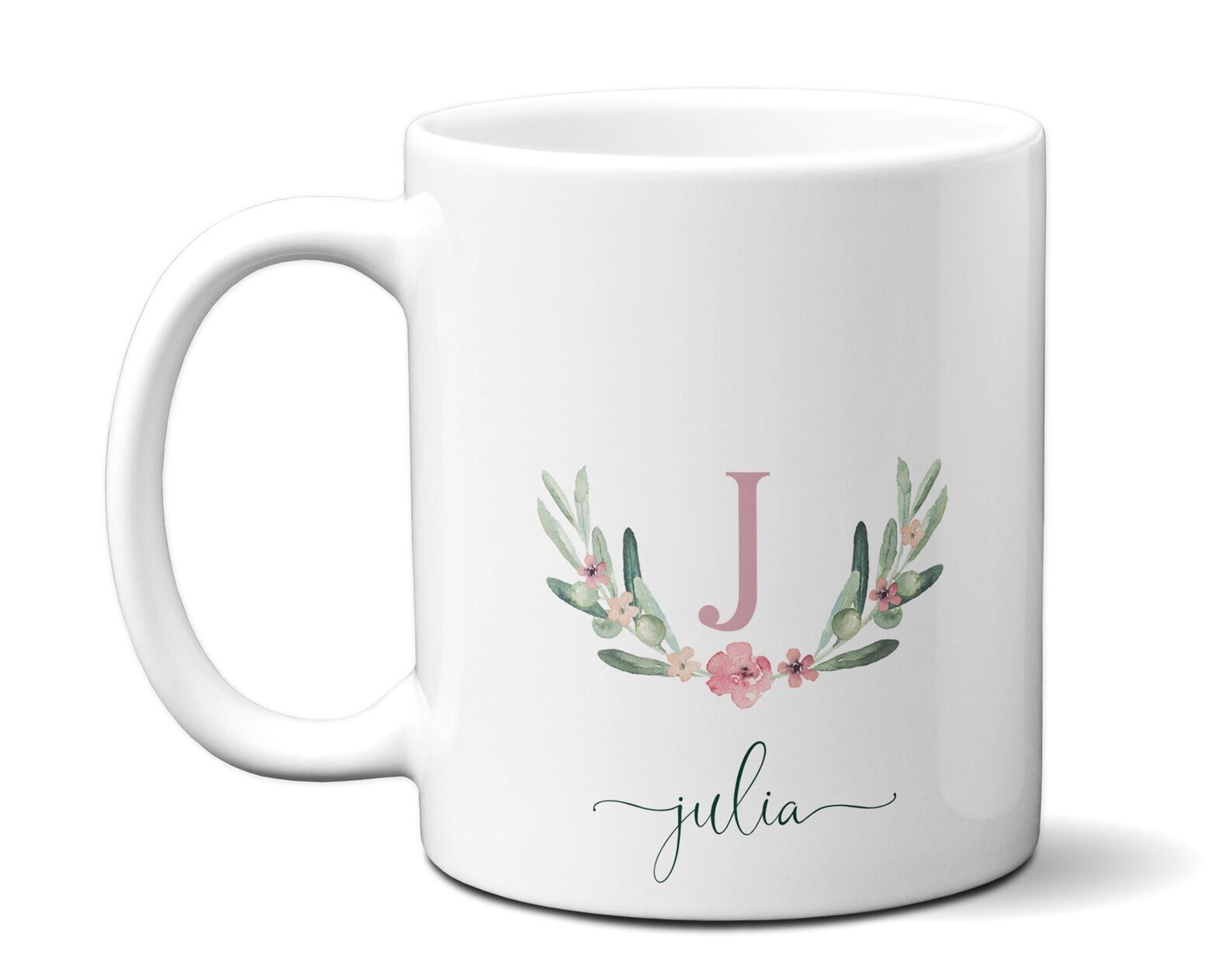 Personalization Monogram Mug For Daughter Sister In Law Niece Alphabet Custom Cu