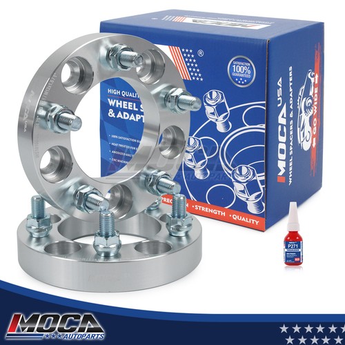 2PC 1 Inch Wheel Spacers 5x4.75 M12x1.5 87.1mm for Chevrolet Corvette