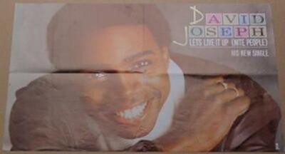 David Joseph UK Promo Poster 26/3/83
