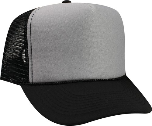 OTTO 5 Panel High Crown Polyester Foam Front Mesh Back Snapback Trucker Cap - Picture 56 of 119