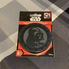 Plasticolor Star Wars Darth Vader Car Coaster, 2x Cupholder Coasters