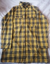 Pretty Little Thing Yellow And Blue Check Shirt Dress - Size 10