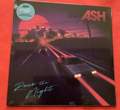 ASH RACE THE NIGHT LTD ED. TRANSPARENT CURACAO  COLOURED VINYL  MINT SEALED