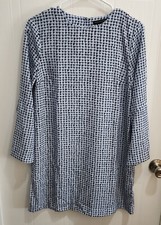Banana Republic Women's XS Cool Combo Long Sleeve Short Shift Dress Polyester