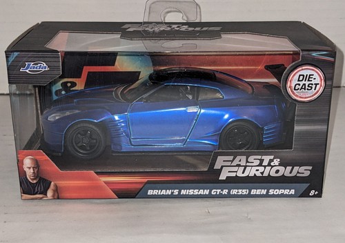 Jada Fast And Furious Brian's Nissan Skyline GT-R R34 Blue 1:32 - 第 1/3 張圖片