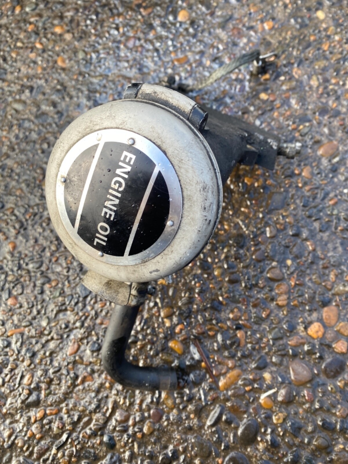OIL FILL TUBE WITH CAP, ROLLS ROYCE SILVER SHADOW, BENTLEY T, SIMILAR CARS