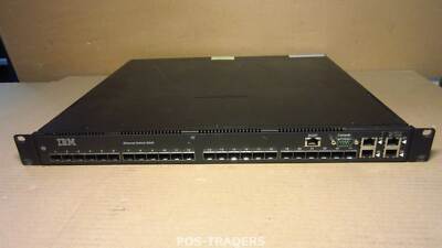 IBM B24X 4002AX2 Ethernet Switch - 24 x XFP - 4 x 10/100/1000Base-T - DUAL PSU