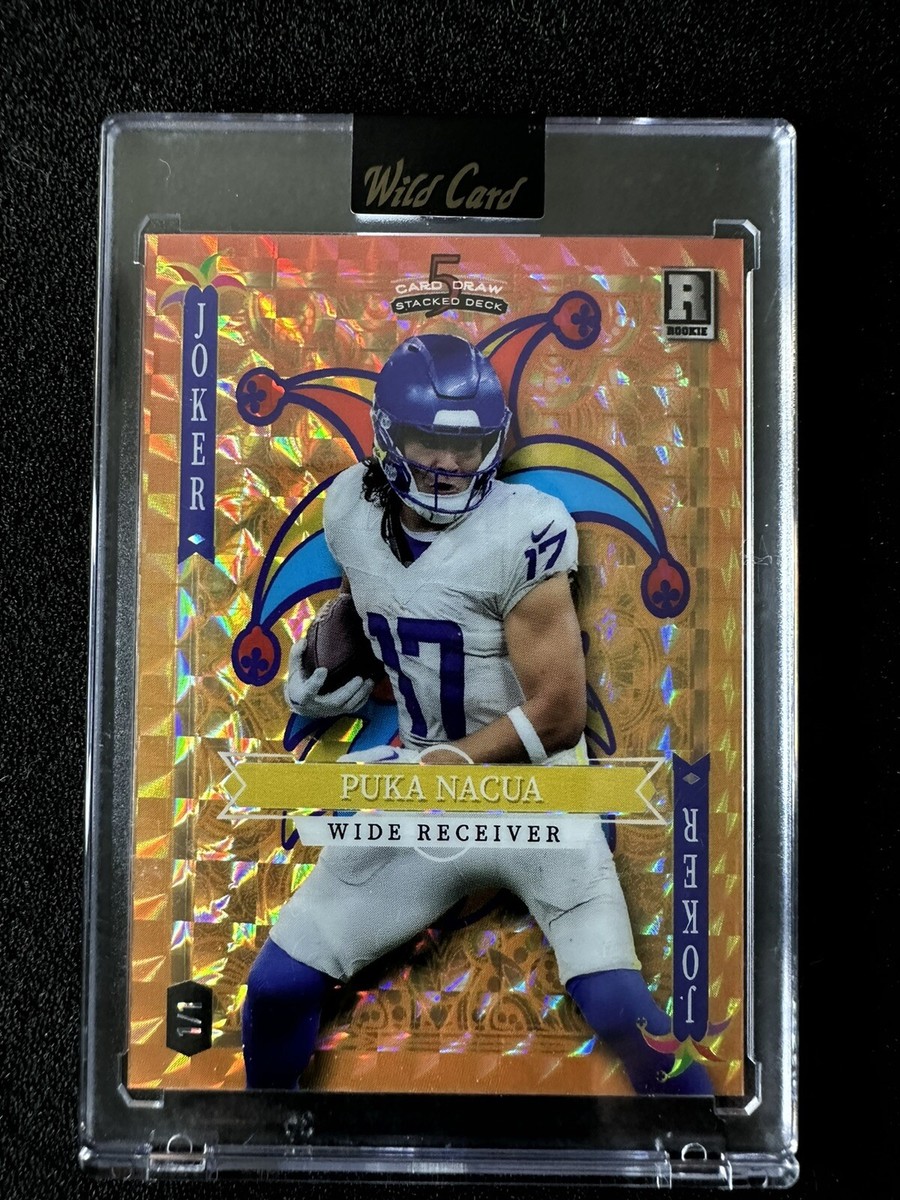 2023 Wild Card 5 Card Draw Joker Puka Nacua 1/1 RAMS RC | eBay