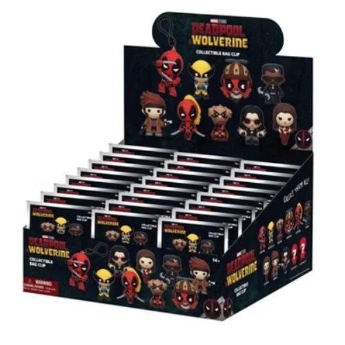 Figuras de película Deadpool EC 5 con clip de bolsa internacional con monograma Foto 3 de 3