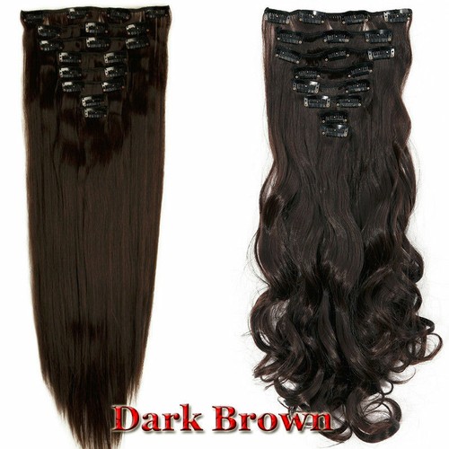 US New Opening Low Price 8PC/Set Clip in Hair Extensions Natural As Human #ZY - Picture 18 of 38