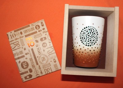 Starbucks Swarovski Pumpkin Spice Latte PSL 10th Anniversary