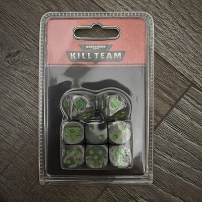 Kill Team NECRON Dice Set Warhammer 40K Necrons OOP D6 D10