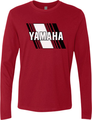 Heritage Diagonal Long-Sleeve T-Shirt Medium Red NP21S-M3119-M