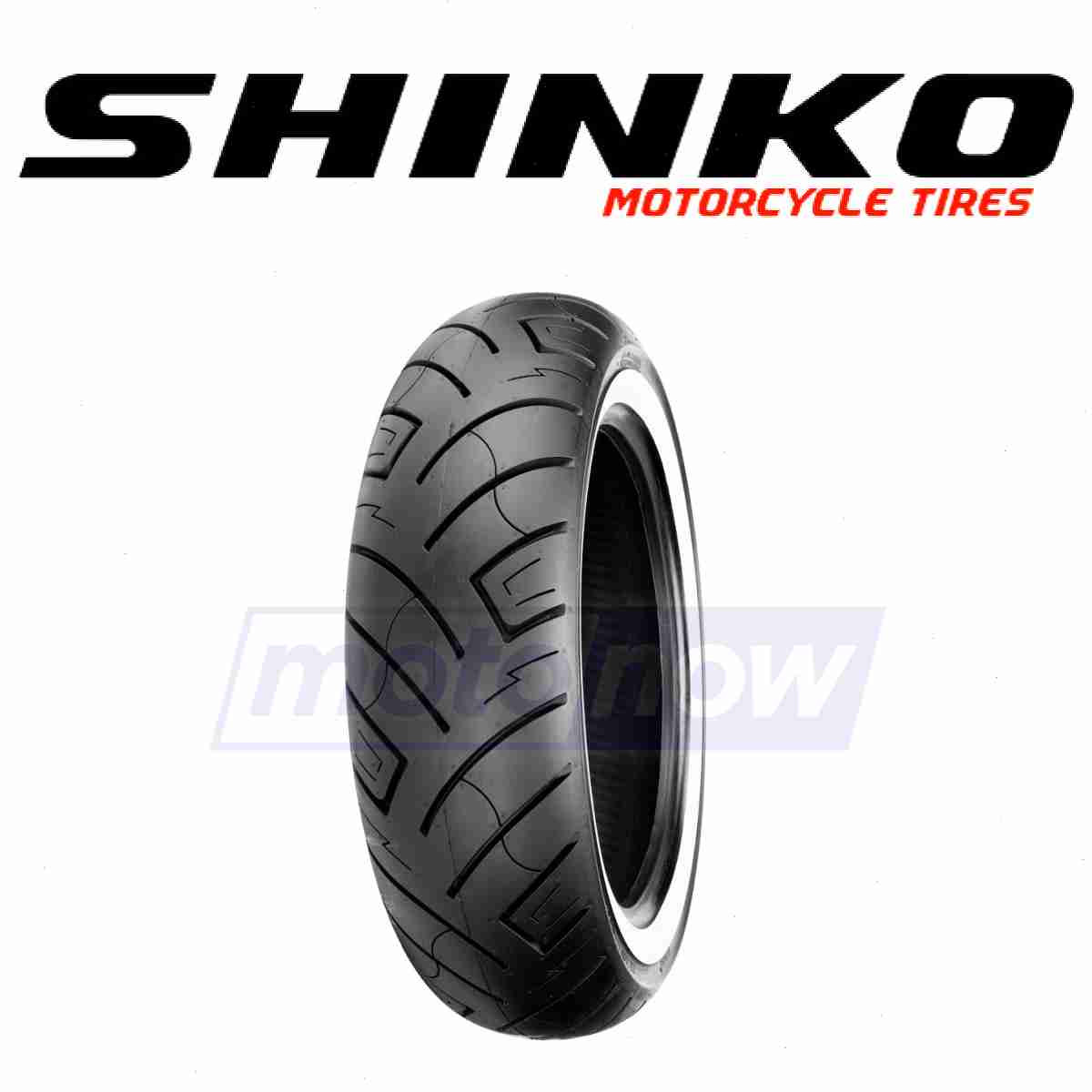 Shinko MU85B16 H.D. 87-4569 SR777 White Wall Rear Tire (SOLD
