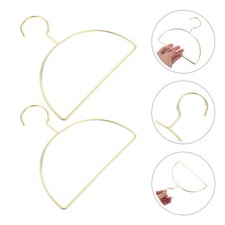10PCS Scarf Hangers: Semi-Circular Metal Clothes Hanger Nonslip Large Scarves