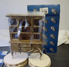🪞Vintage Classics by Handley 1:12 Dollhouse Mini China Cabinet Model #10441
