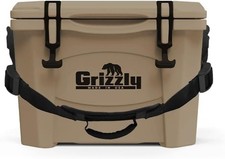 Grizzly 15 Cooler | 15 qt Ice Chest Durable Rotomolded Insulated | Made in USA