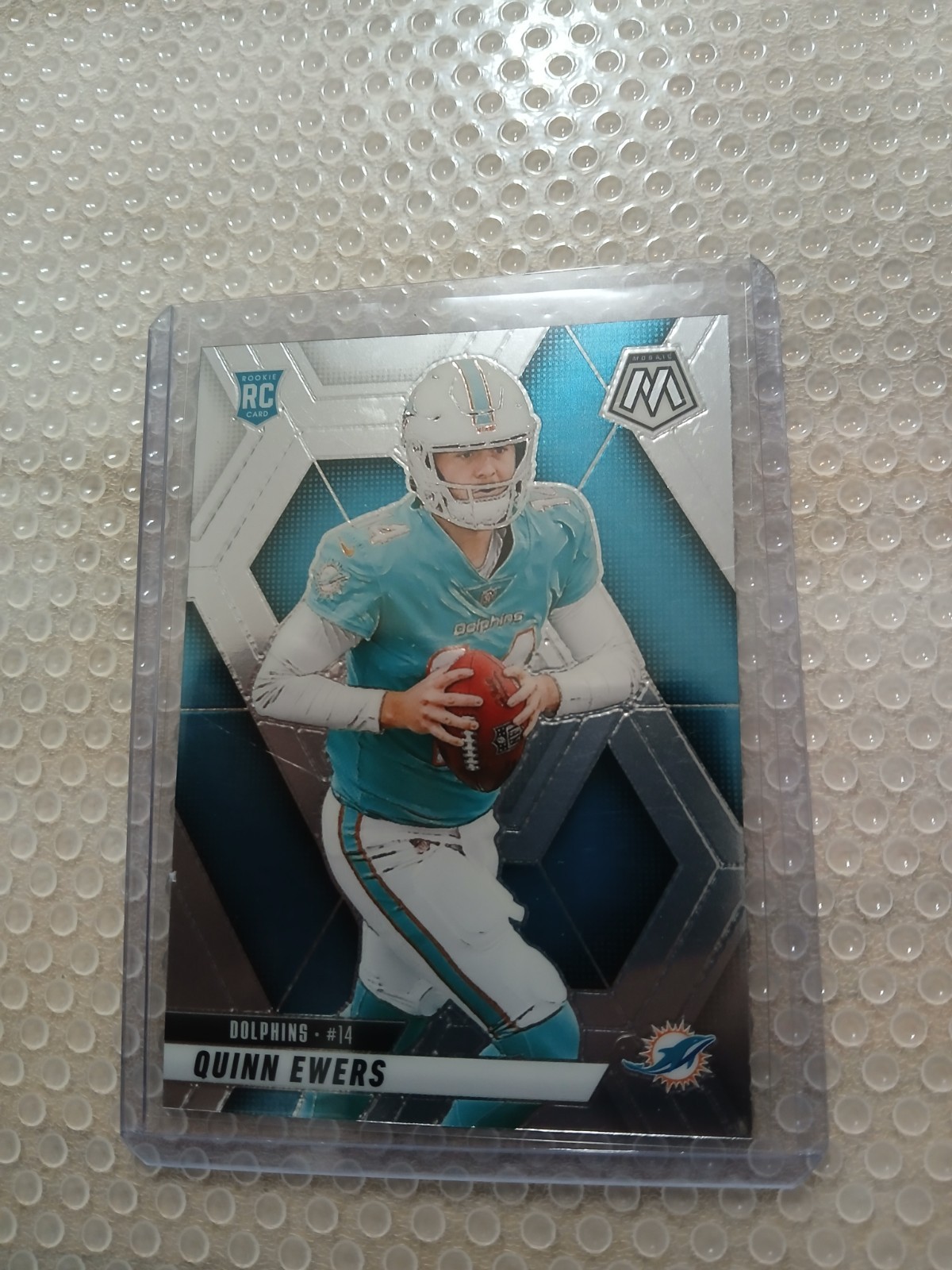 Quinn Ewers 2025 Panini Mosaic #308 - Rookie Card (RC) Miami Dolphins 