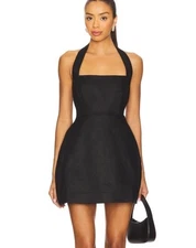 Lovers + Friends Dalia Mini Dress in Black Size S