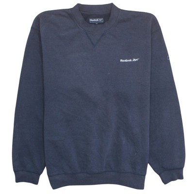 Pullover Sweatshirt Herren UK Größe S Reebok Blau